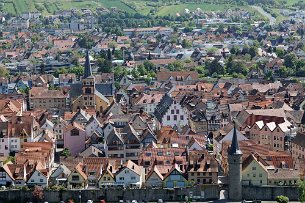 Blick auf Karlstadt