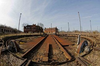 Elstal Rangierbahnhof Drehscheibe null