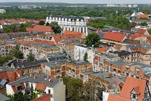 Halle Blick zum Dom