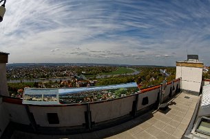 Dresden Bergstation Panoramablick