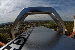 Dresden Blick von der Bergstation