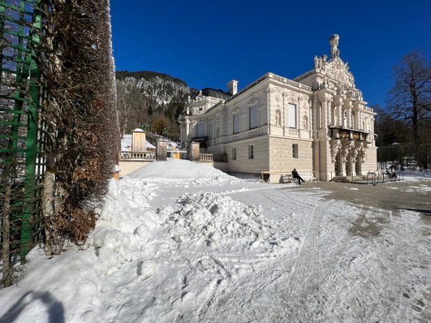 Schloss Linderhof - Oberammergau Winterwanderung