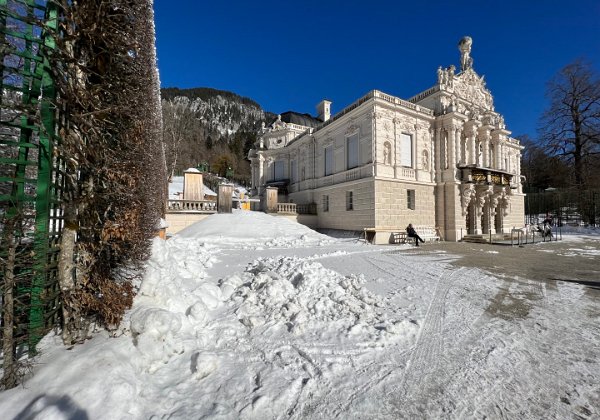 Schloss Linderhof - Oberammergau Winterwanderung