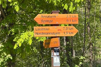 IMG_2511 Wegweiser am Nienstedter Pass null