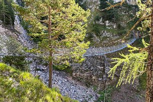 Hängebrücke Sulzeklamm Bild 5