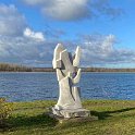 Neustadt Skulptur Segel und Möwen