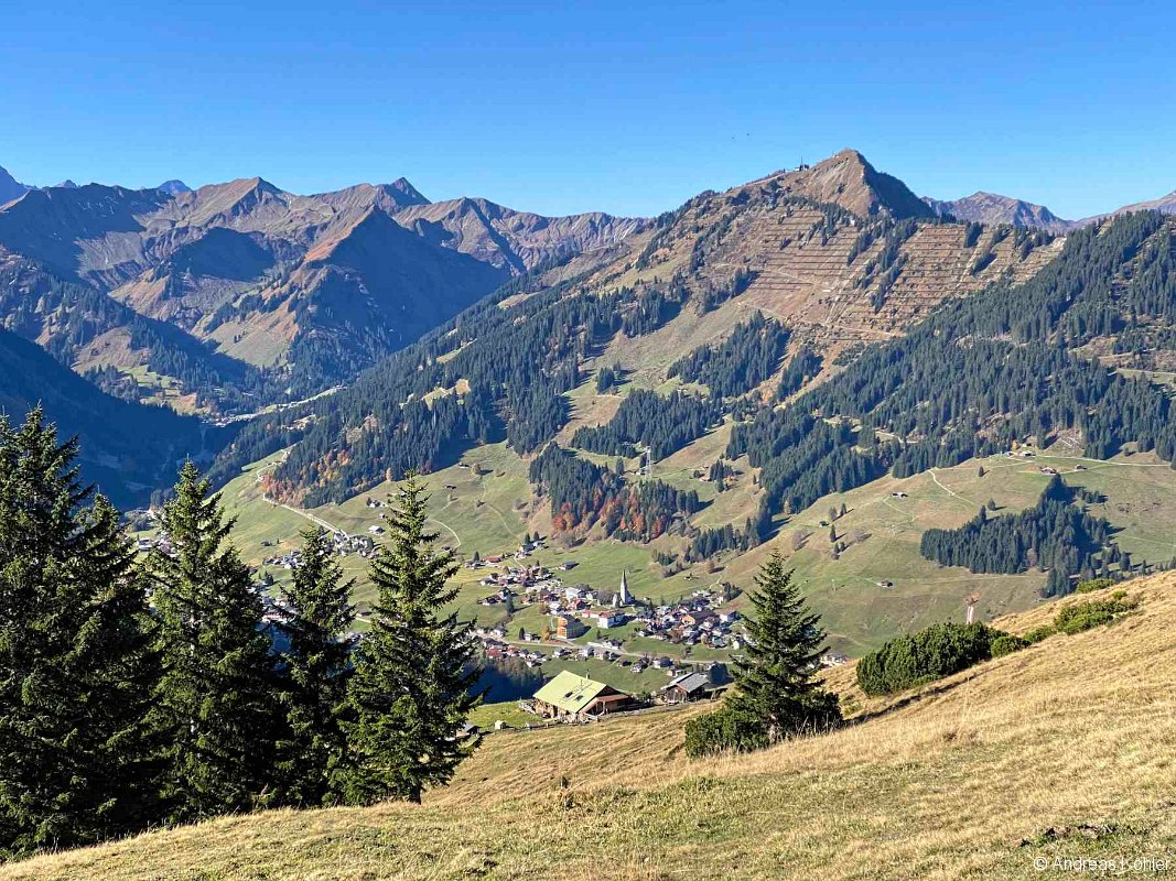 Blick ins Kleinwalsertal