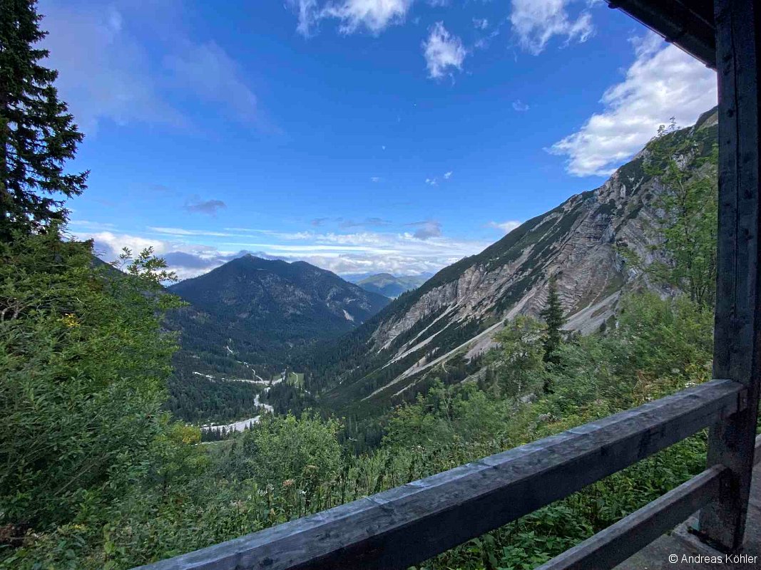 Blick vom Soiernhaus