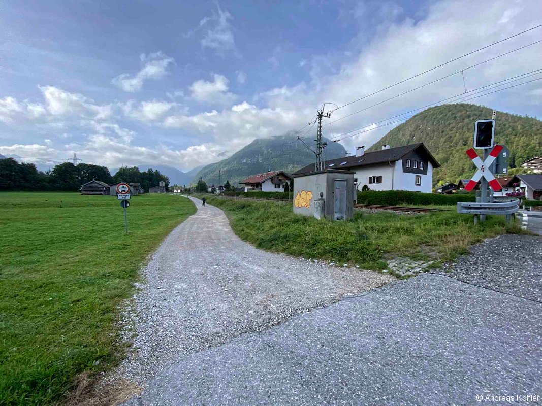 Abzweig Bahngleise
