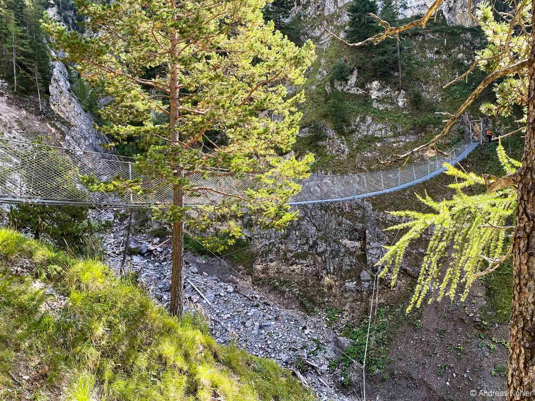 Hängebrücke Sulzeklamm