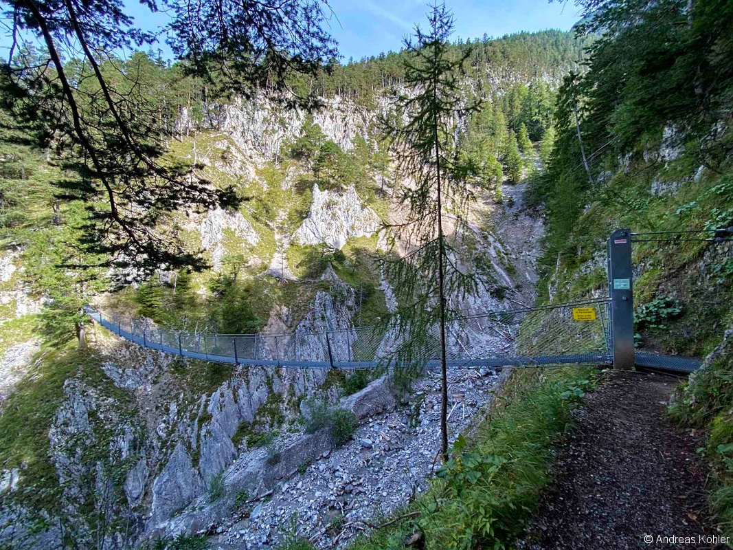 Hängebrücke Sulzeklamm