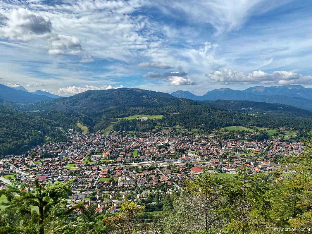 Blick auf Mittenwald