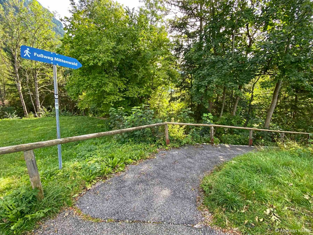 Fußweg zur Isar