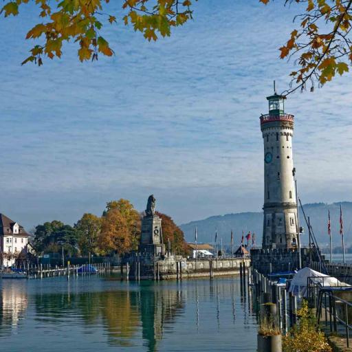 Lindau Bodensee Hafeneinfahrt