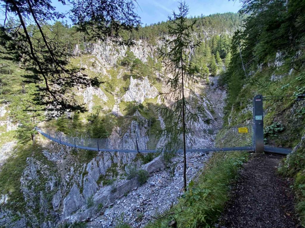 Mittenwald Hängebrücke Sulzleklamm