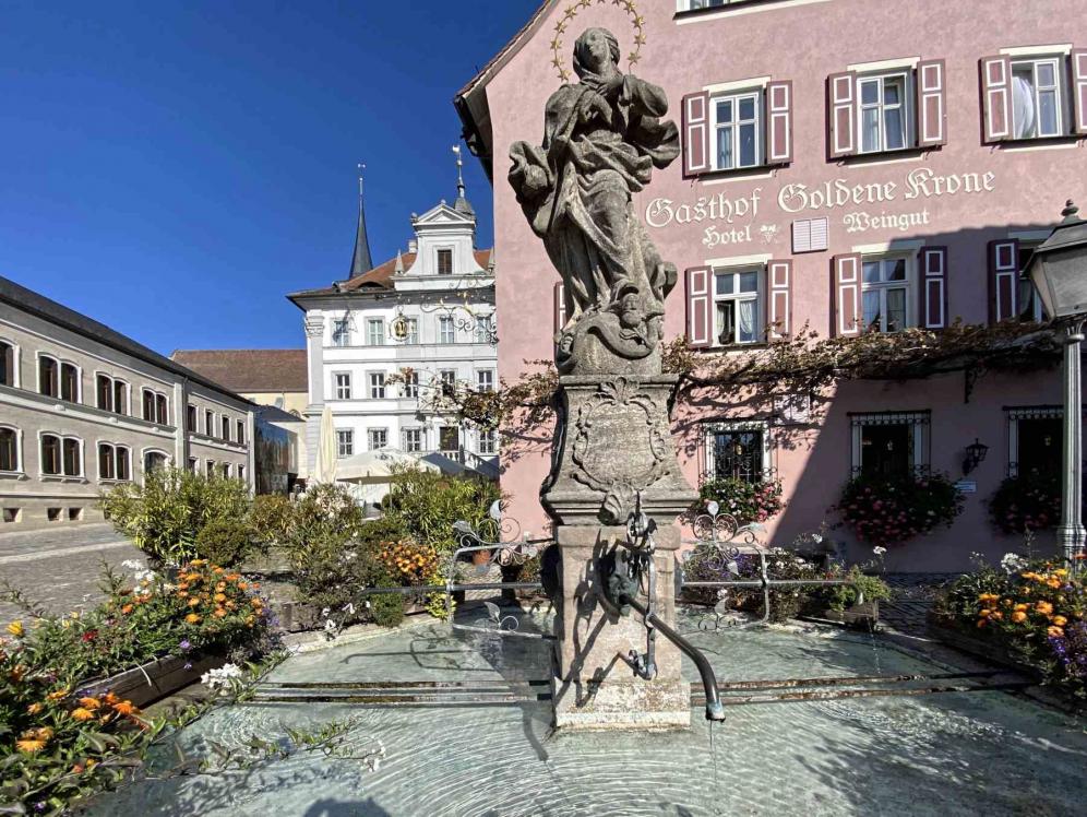 Iphofen Marktplatz Rathaus Franken