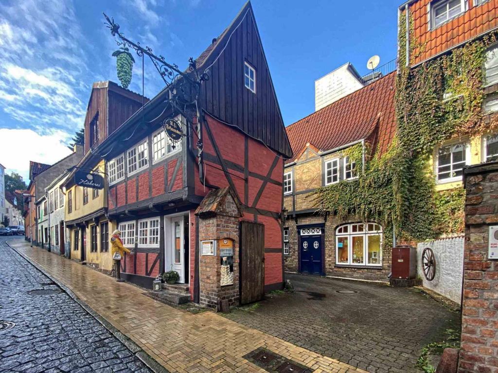 Flensburg Rumhaus Johannsen Fachwerkhaus