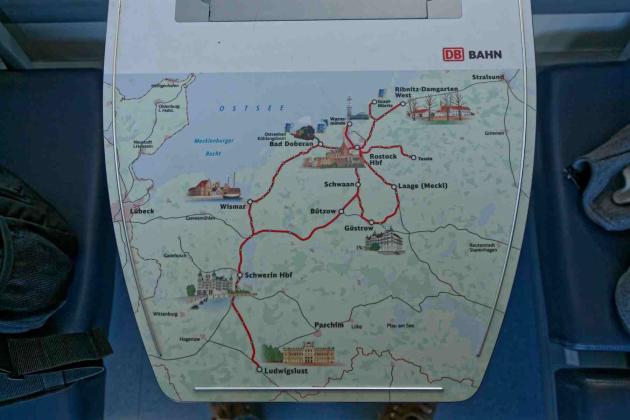 BR 442 S Bahn Rostock Tischplatte