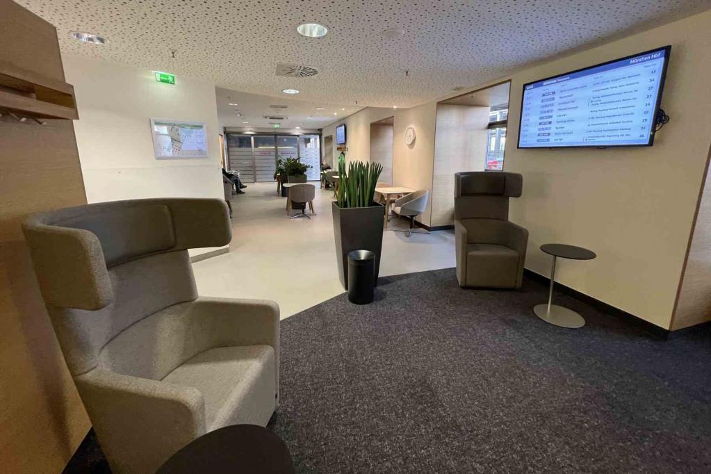 DB Premium Lounge München Ruhebereich