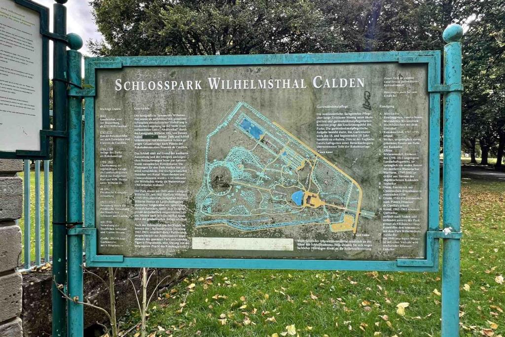 Calden Schloss Wilhelmsthal Plan