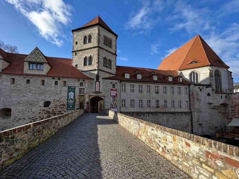 Halle Saale Moritzburg Eingang
