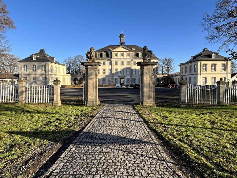 Wabern Jagdschloss Karlshof Westseite