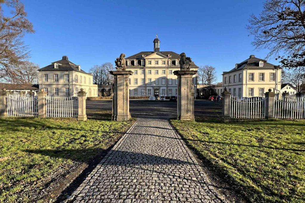 Wabern Jagdschloss Karlshof Westseite Wabern Jagdschloss Karlshof Westseite