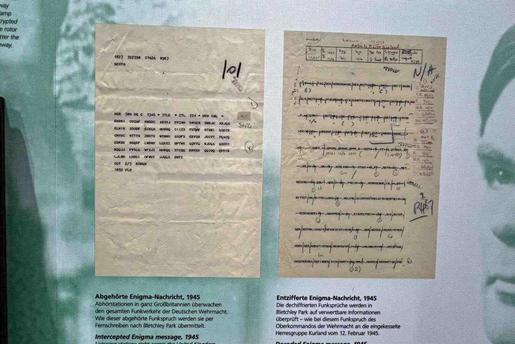 Kommunikationsmuseum Entschlüsselung Enigma