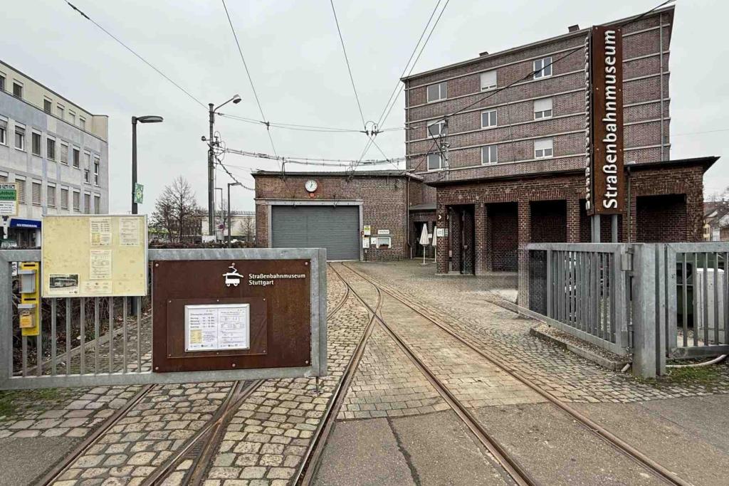 Straßenbahnmuseum Außenansicht