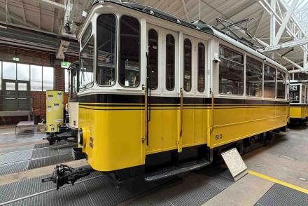 Straßenbahnmuseum Triebwagen SSB 610