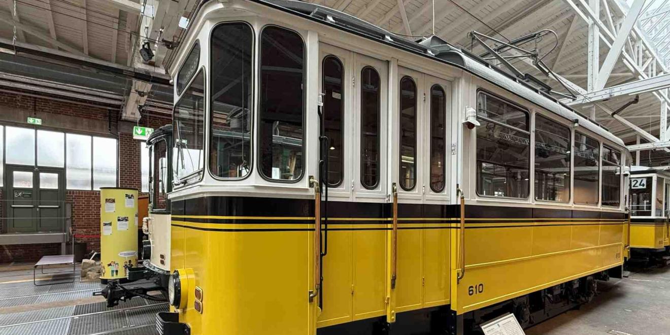 Straßenbahnmuseum Triebwagen SSB 610