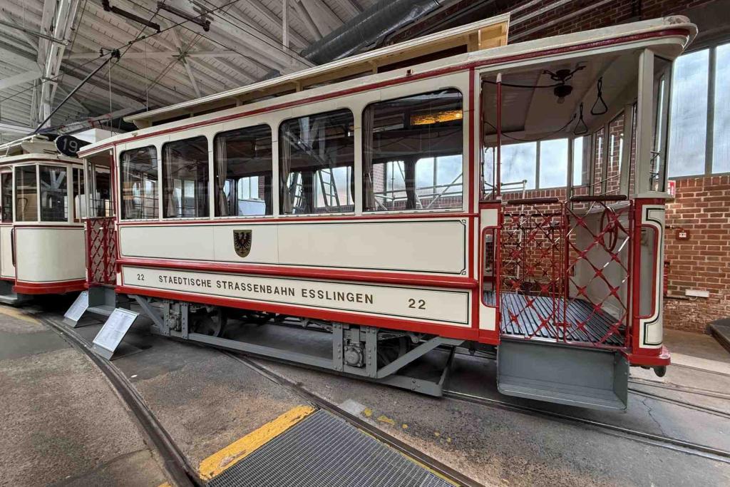 Straßenbahnmuseum Beiwagen ESS 22