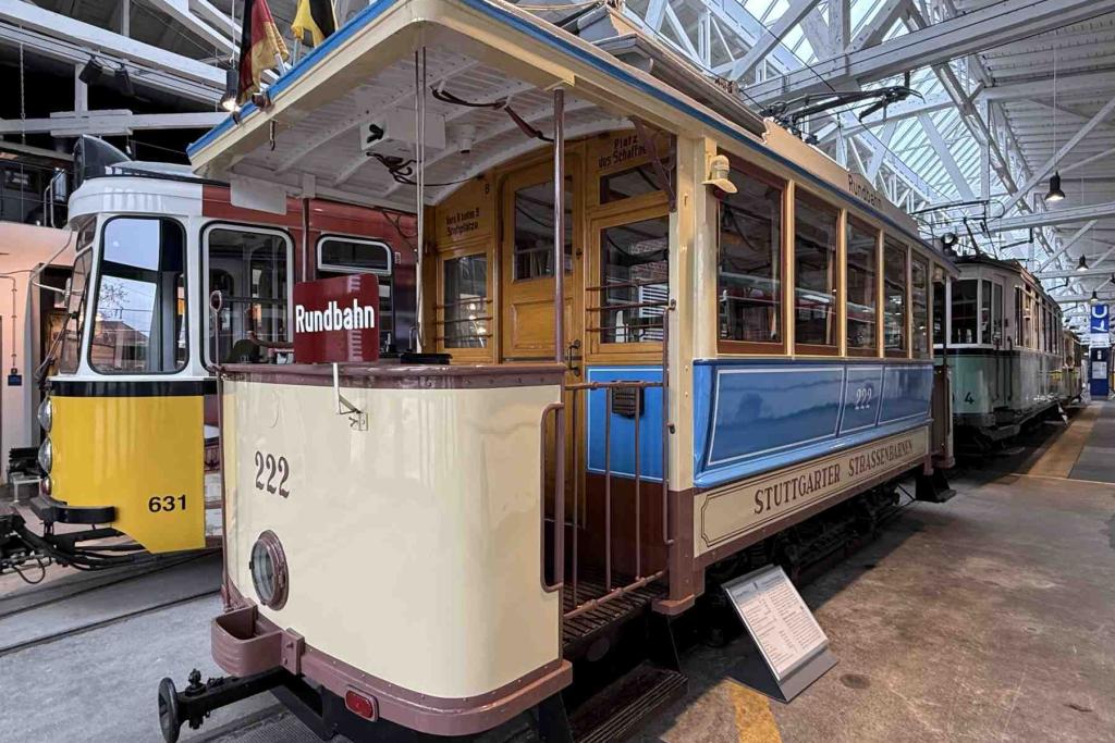 Straßenbahnmuseum Triebwagen SSB 222