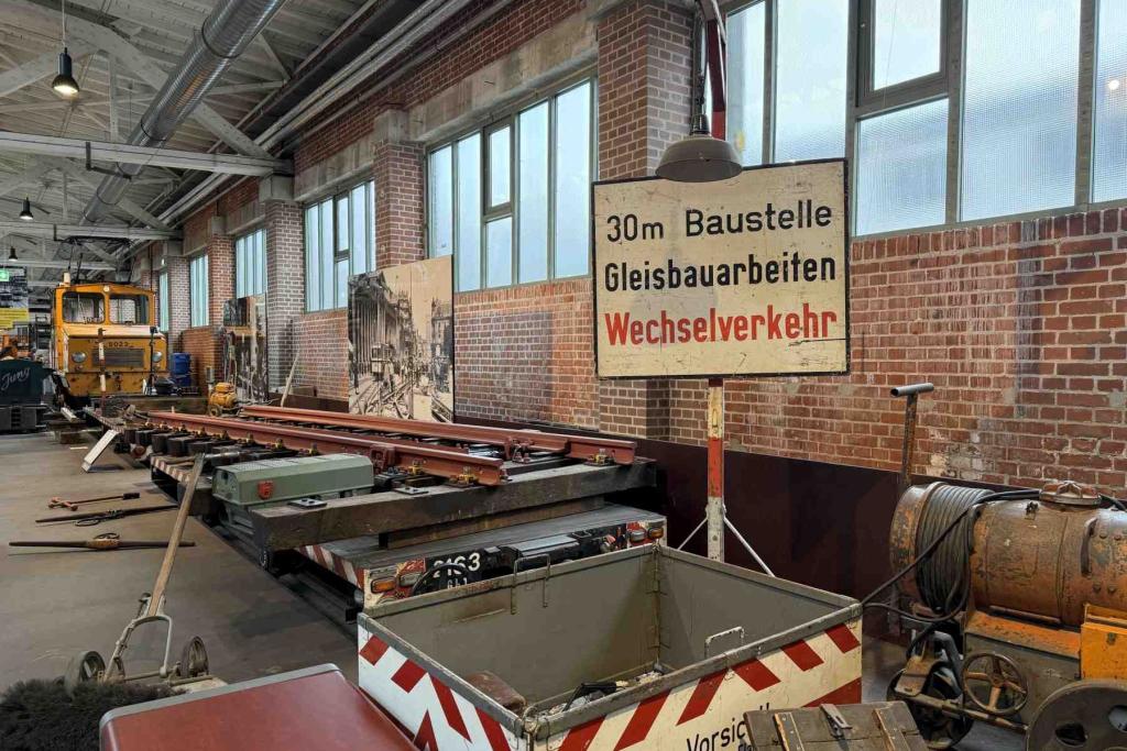Straßenbahnmuseum Baustellenzubehör