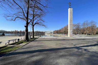 Hannover Maschsee Fackelträger