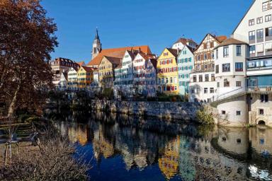 Tübingen Neckarfront Panorama