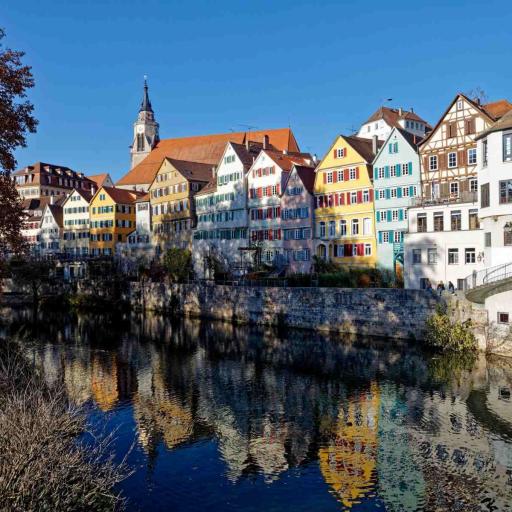 Tübingen Neckarfront Panorama