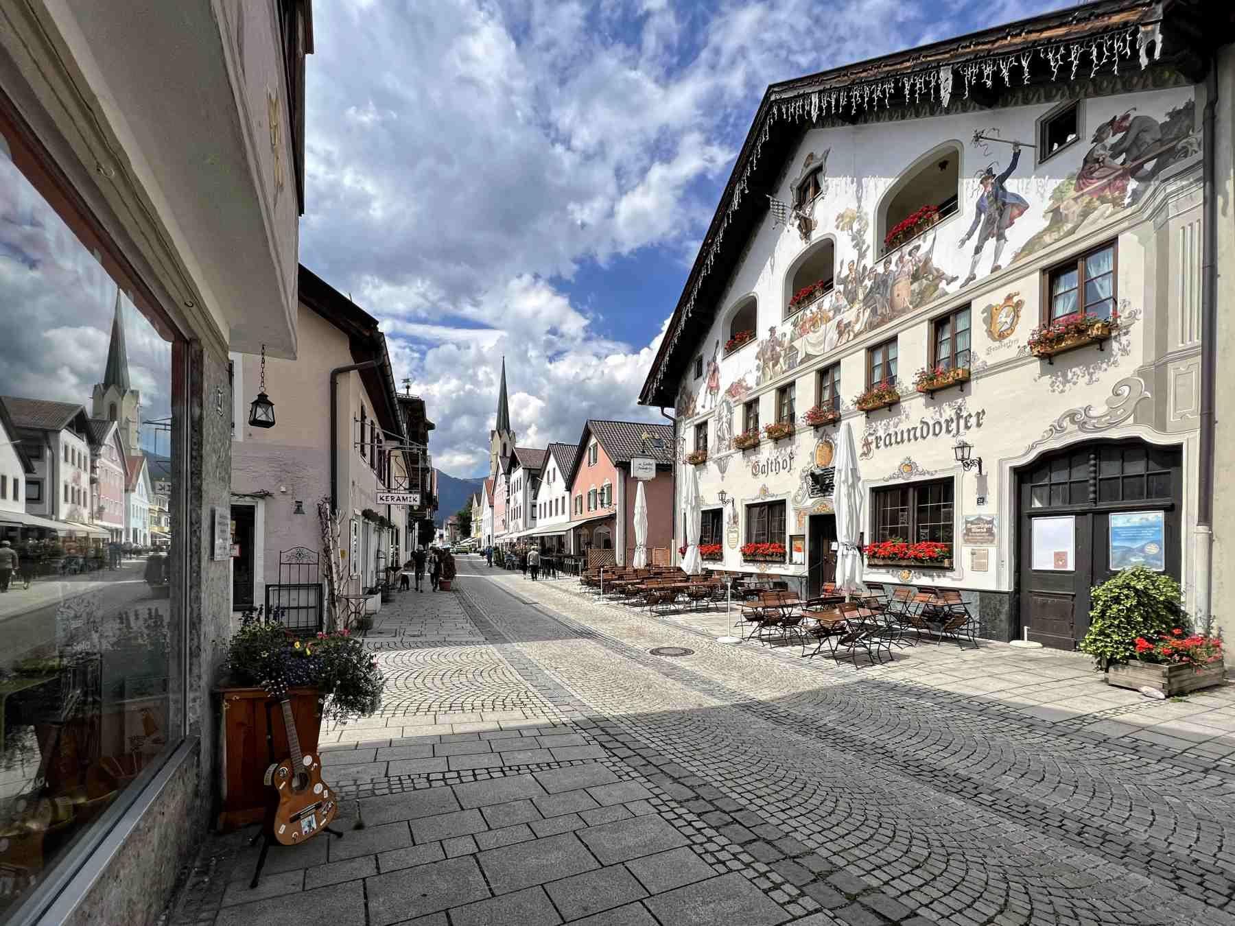 Partenkirchen Ludwigstraße Hausfront