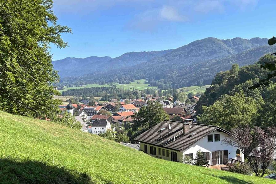 Panoramablick über Kochel Panoramablick über Kochel