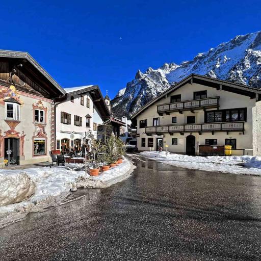 Mittenwald Im Gries Karwendelblick Winter