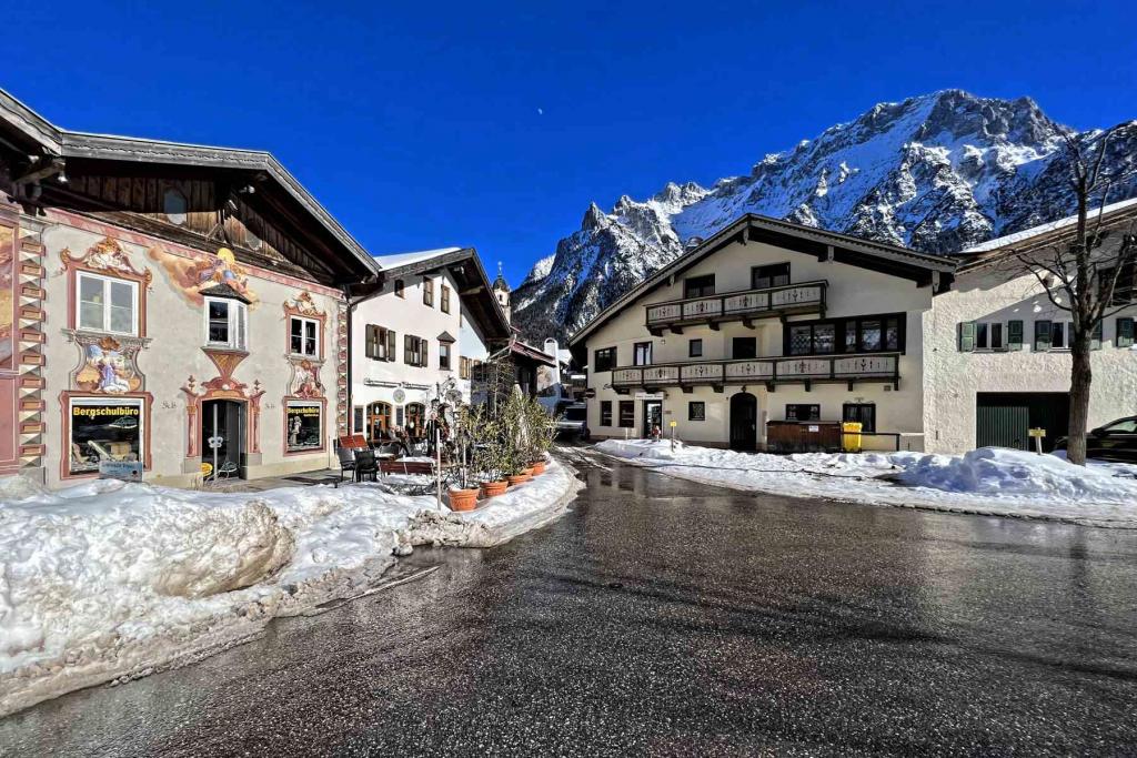 Mittenwald Im Gries Karwendelblick Winter