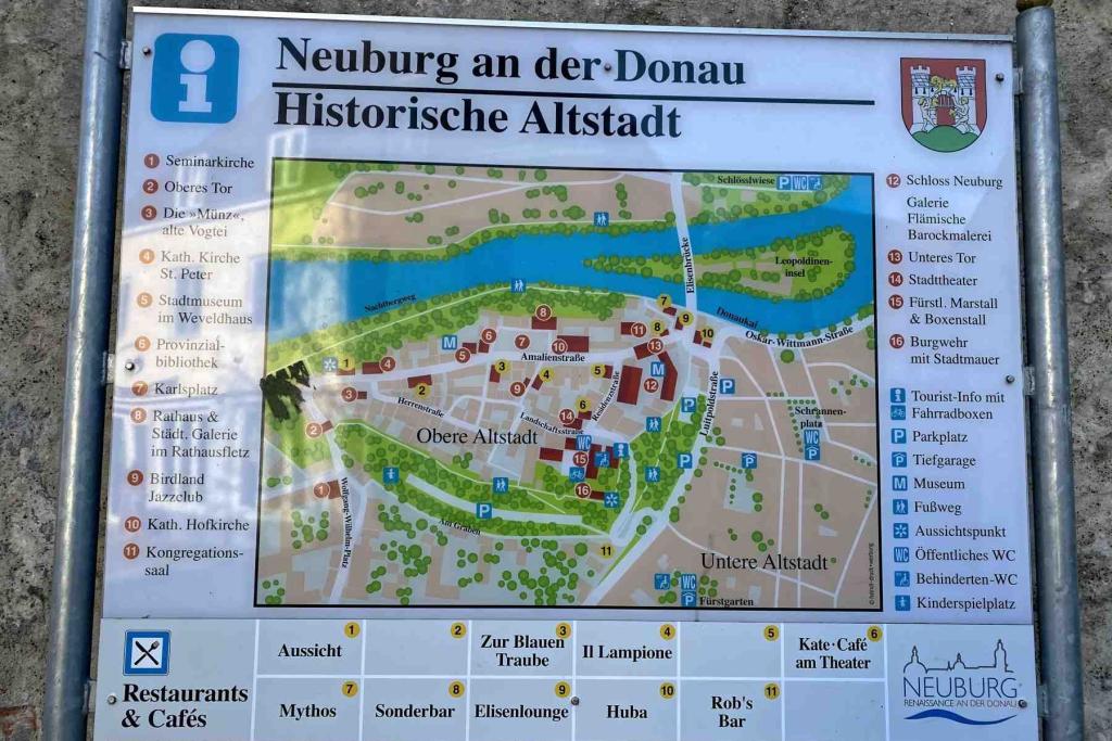 Neuburg (Donau) Stadtplan