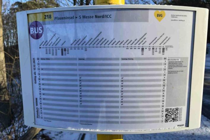 Berlin Pfaueninsel Fahrplan