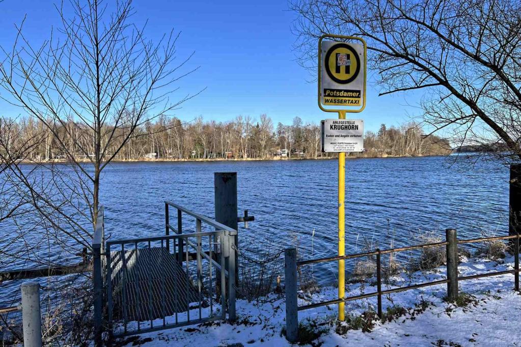 Wannsee KrughornAnlegestelle Wassertaxi