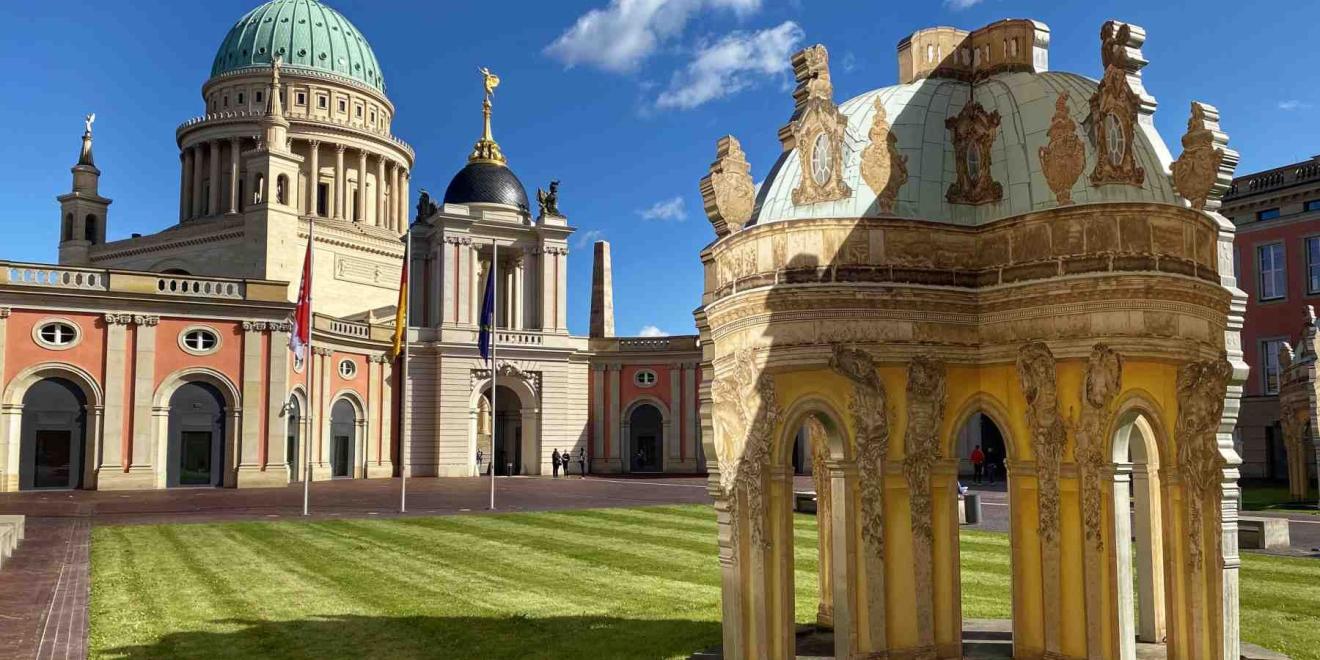 Stadtschloss Landtag Innenhof Potsdam