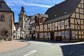 Korbach Stechbahn Fachwerkhäuser