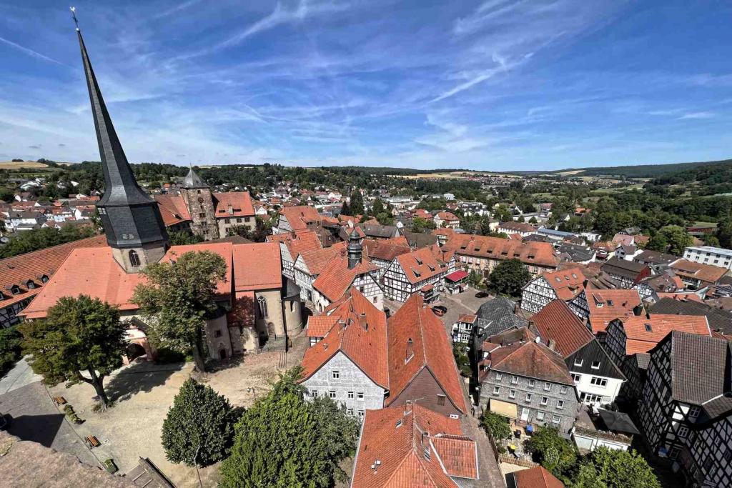 Schlitz Blick Hinterturm