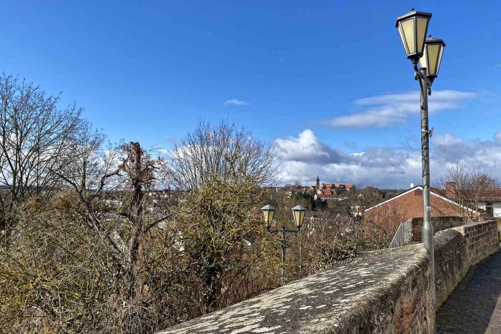 Treysa Blick von der Stadtmauer