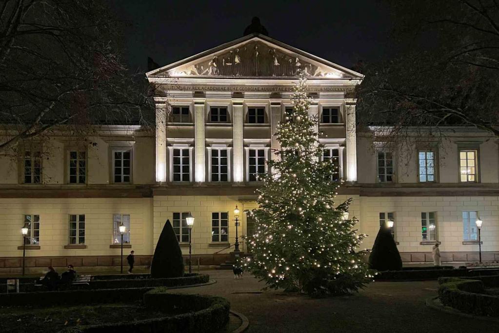 Göttingen Aula Universität Nachtaufnahme
