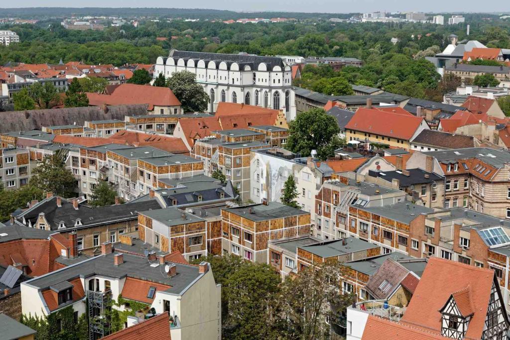 Halle Saale Ausblick Dom